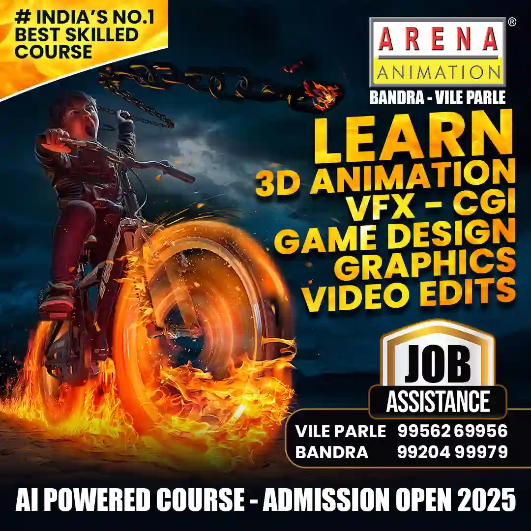 3D Animation VFX Gaming Courses – Arena Animation Bandra